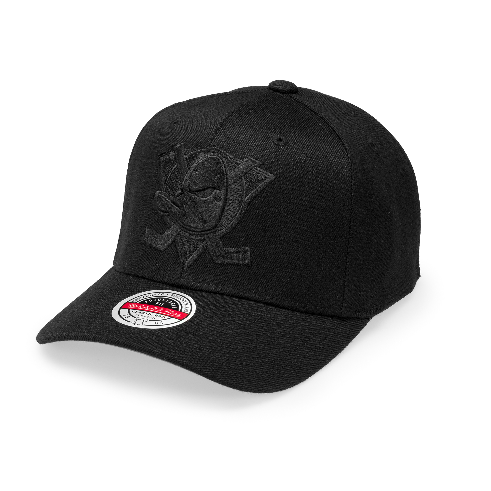 Anaheim Ducks Mitchell & Ness Red Classic Black Black