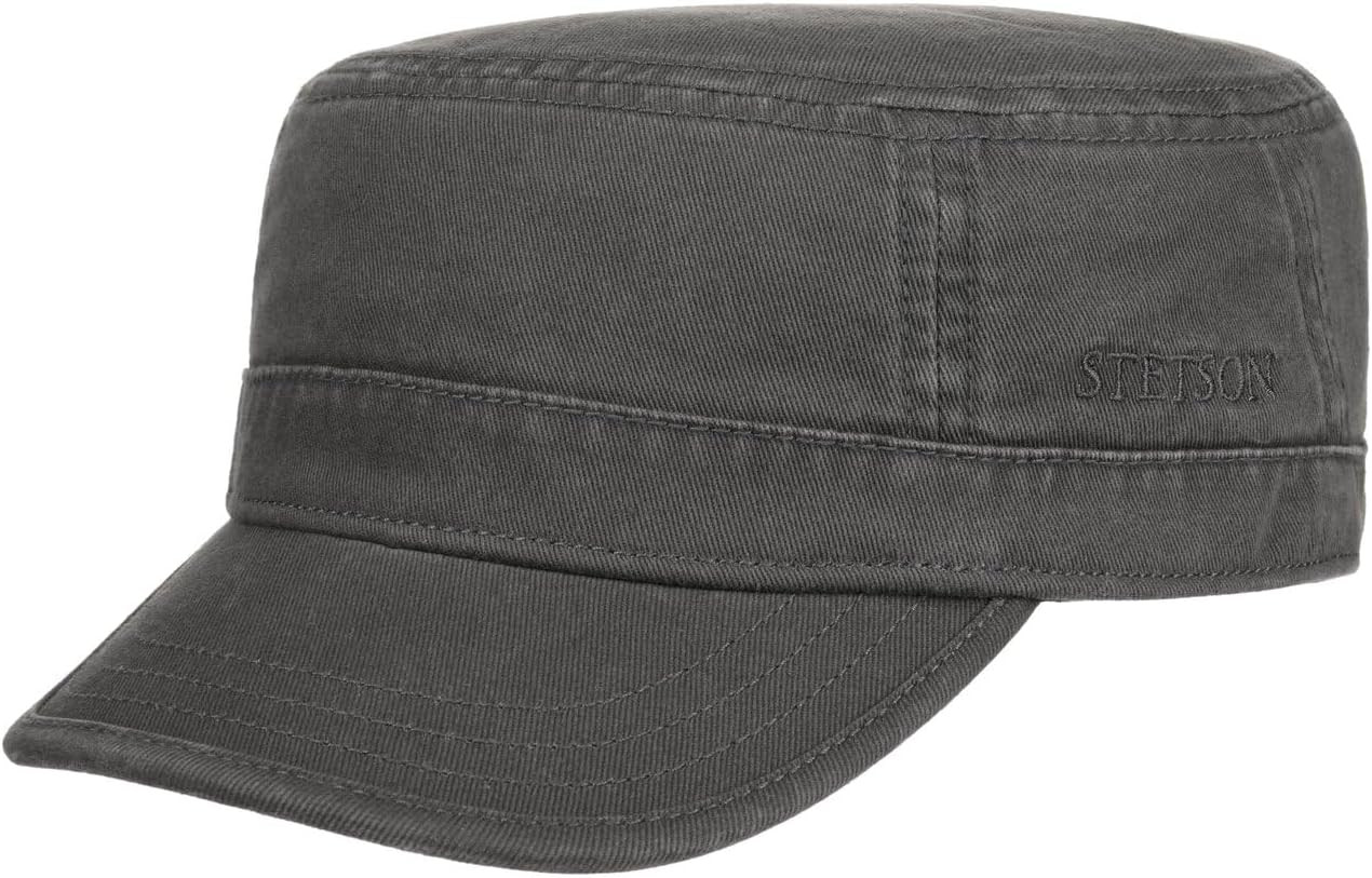 Stetson Army Cotton Cap Dark Grey
