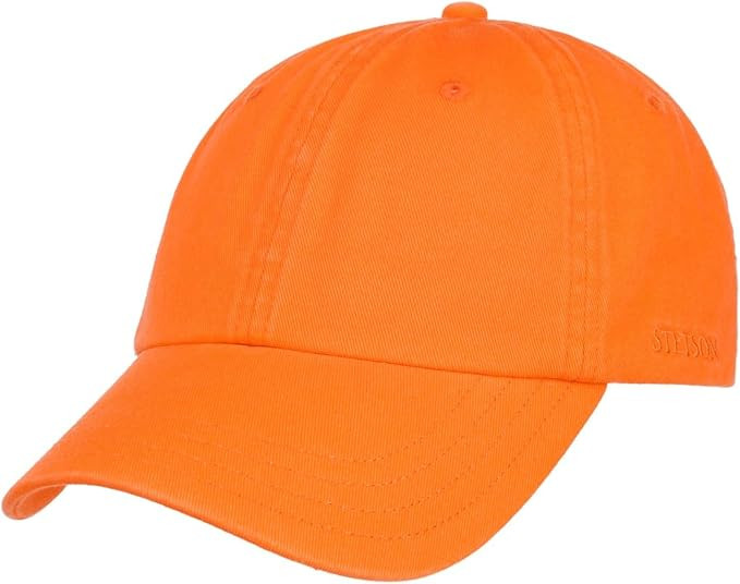 Orange Rector Cap från Stetson med böjd skärm