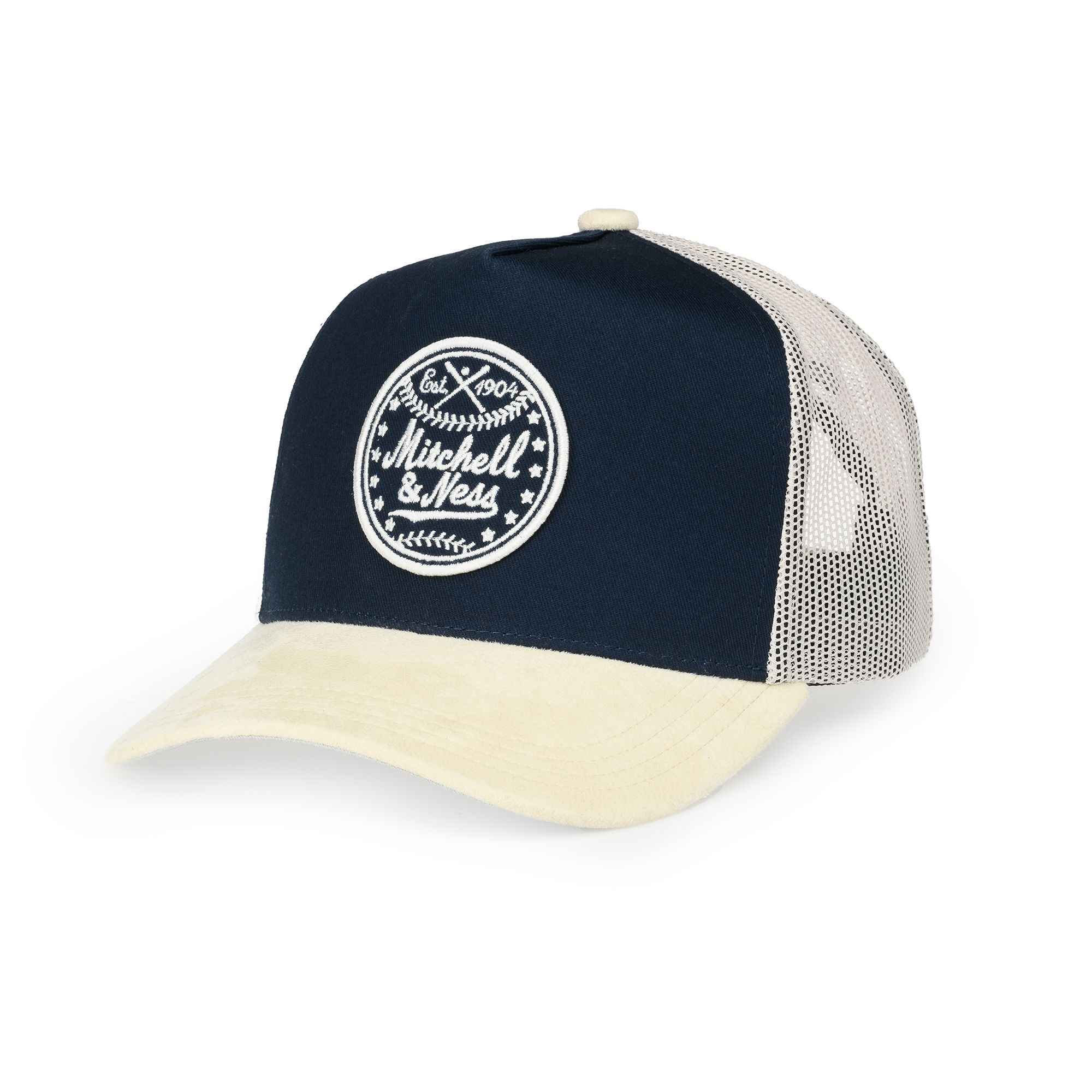 Mitchell & Ness Baseball Trucker Navy Sand