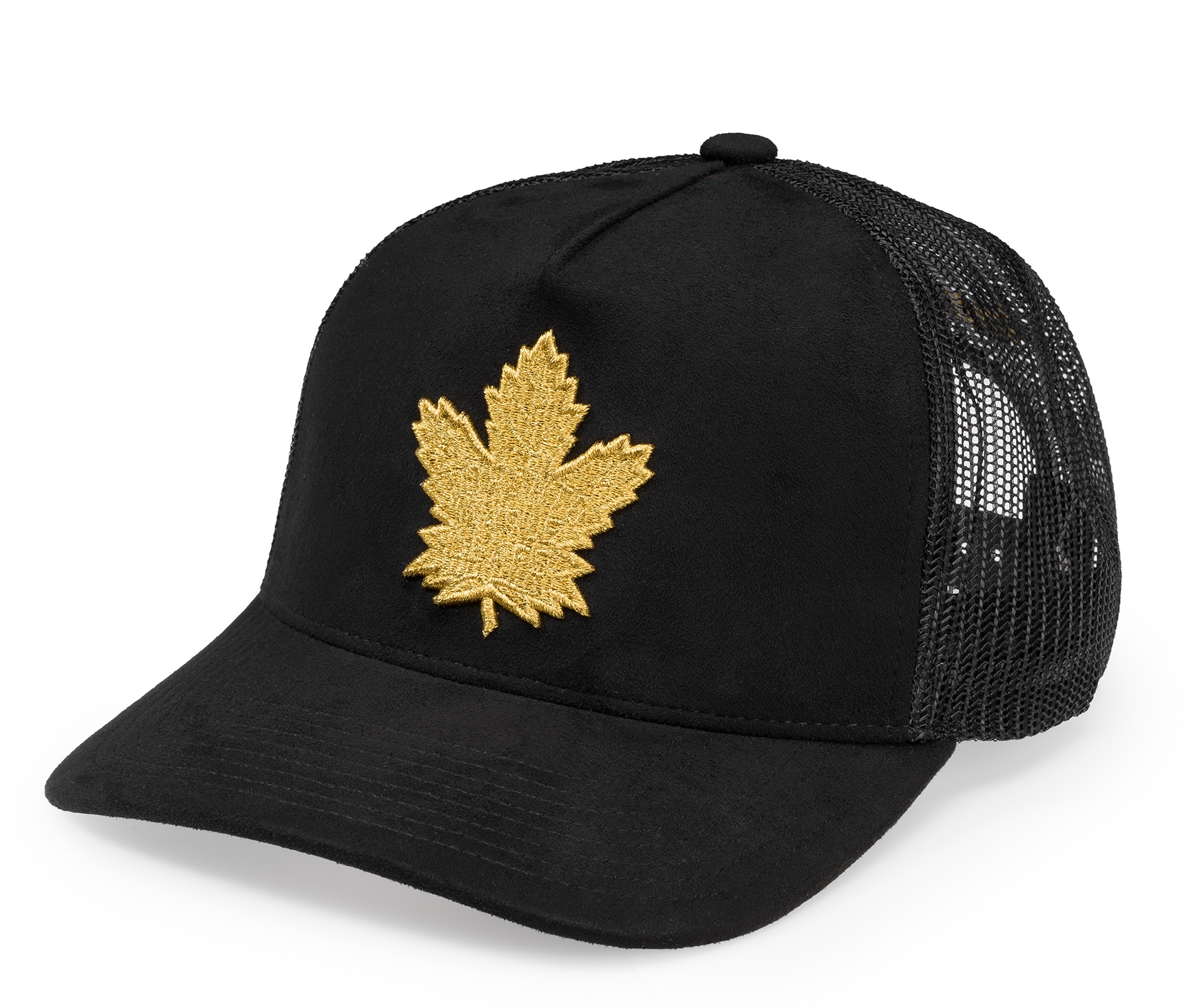 Toronto Maple Leafs Mitchell & Ness Trucker Black Gold