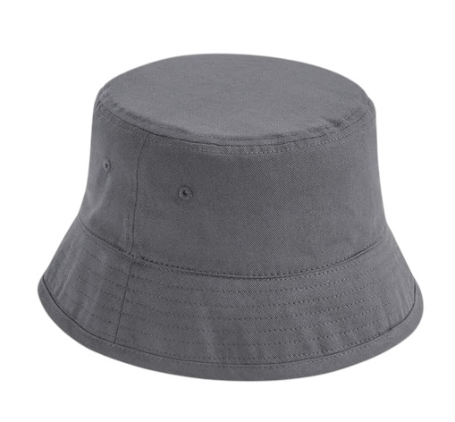 Mörkgrå bucket hat från Beechfield, EarthAware Organic Cotton Bucket Hat