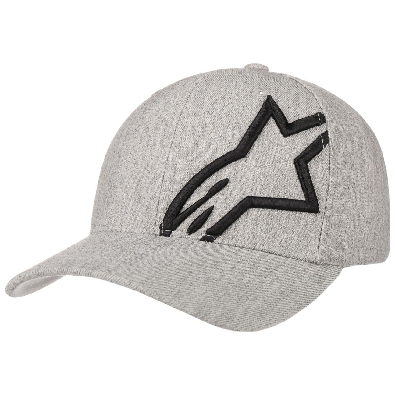 Flexfitkeps Corp Shift 2 Curved Brim Heather Grey Alpinestars