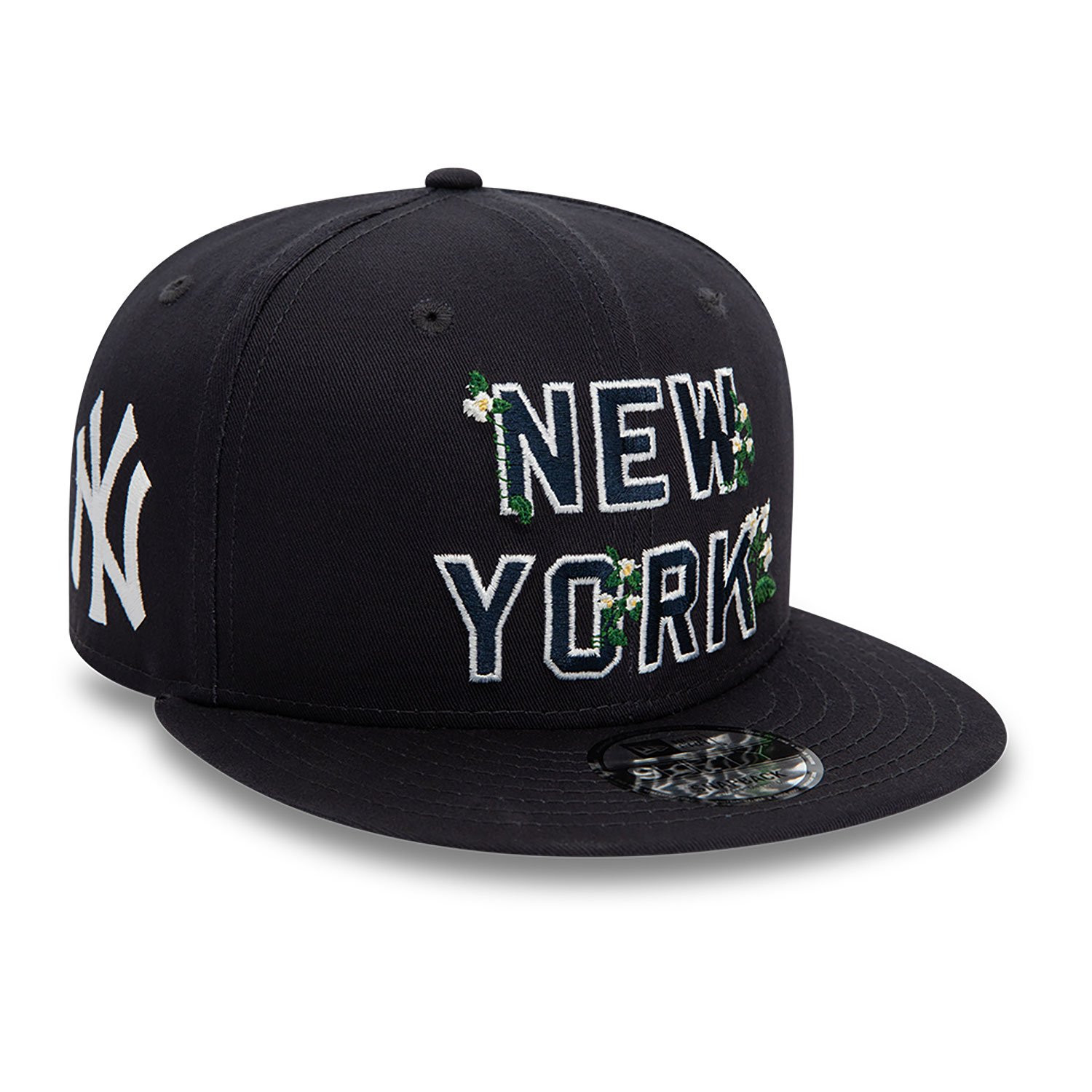 New Era 9FIFTY New York Yankees Flower Wordmark Black