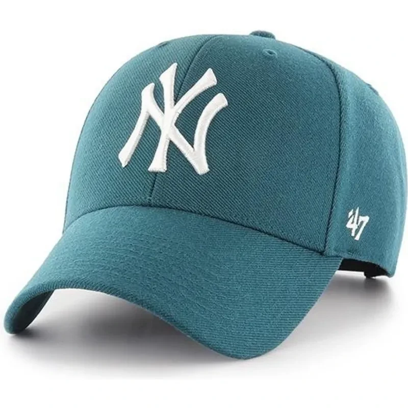 47 Brand New York Yankees MVP Dark Teal med böjd skärm