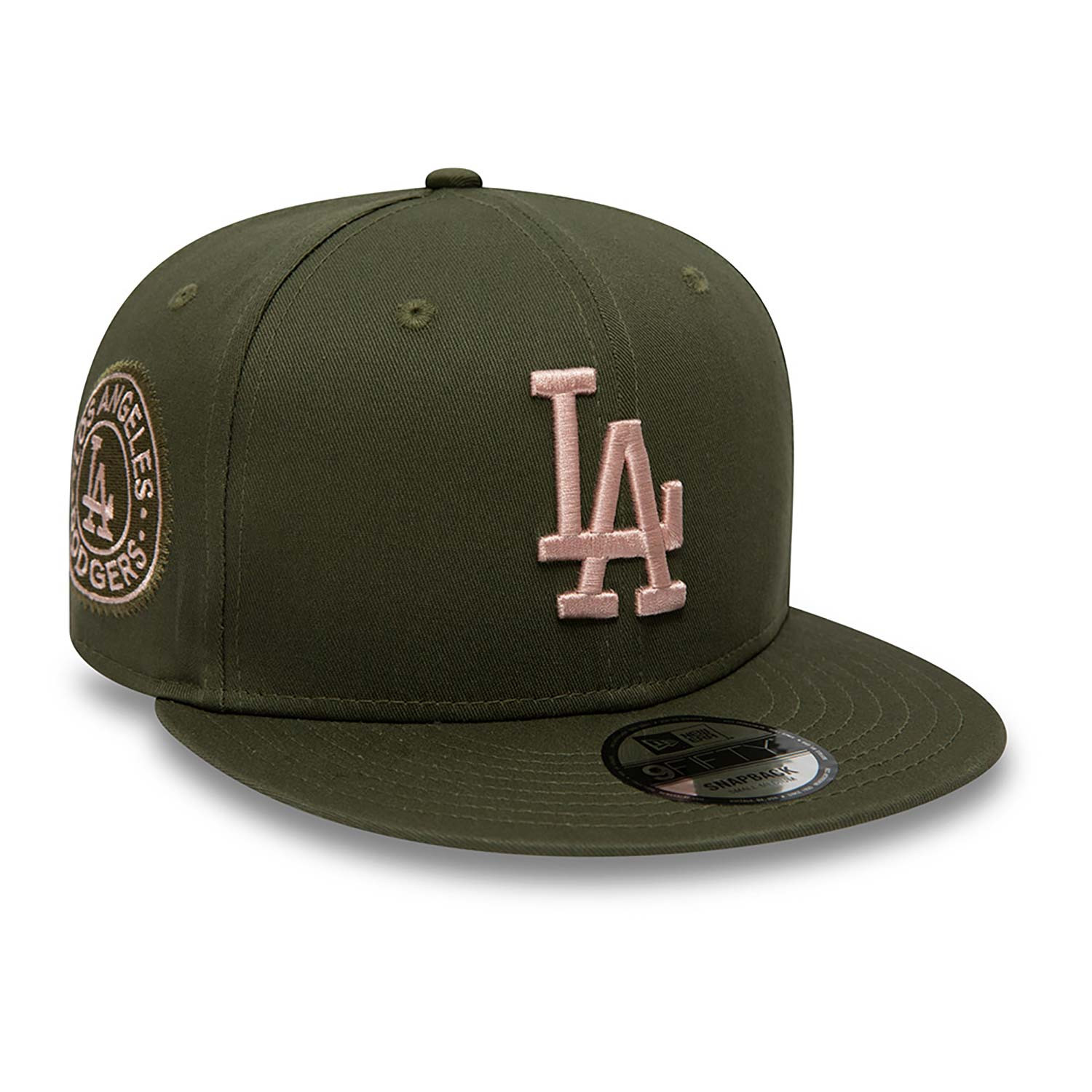 New Era 9FIFTY Los Angeles Dodgers Side Patch Green