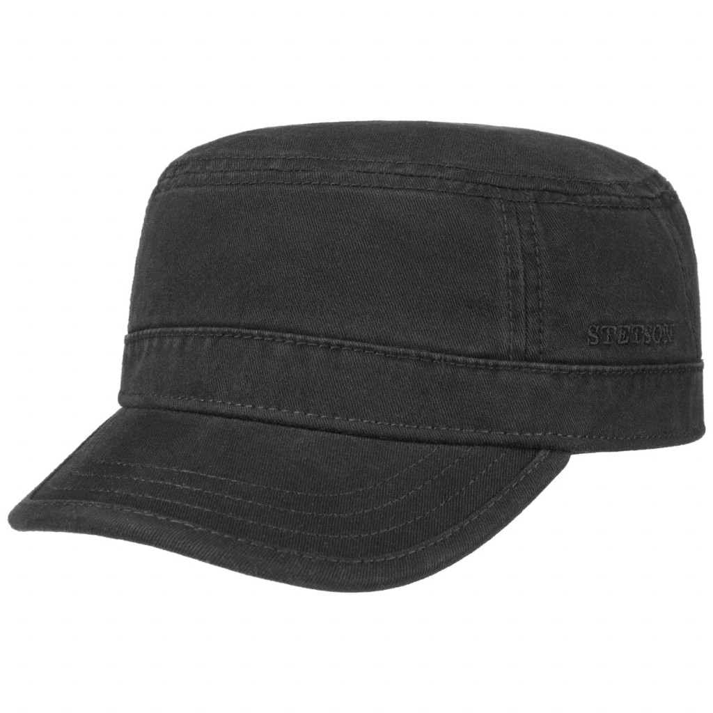 Stetson Army Cotton Cap Black