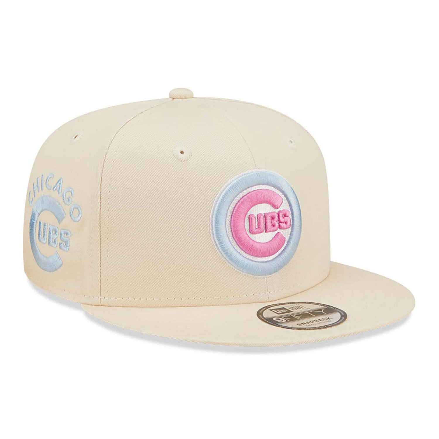 Chicago Cubs New Era 9FIFTY Pastel Patch Cream