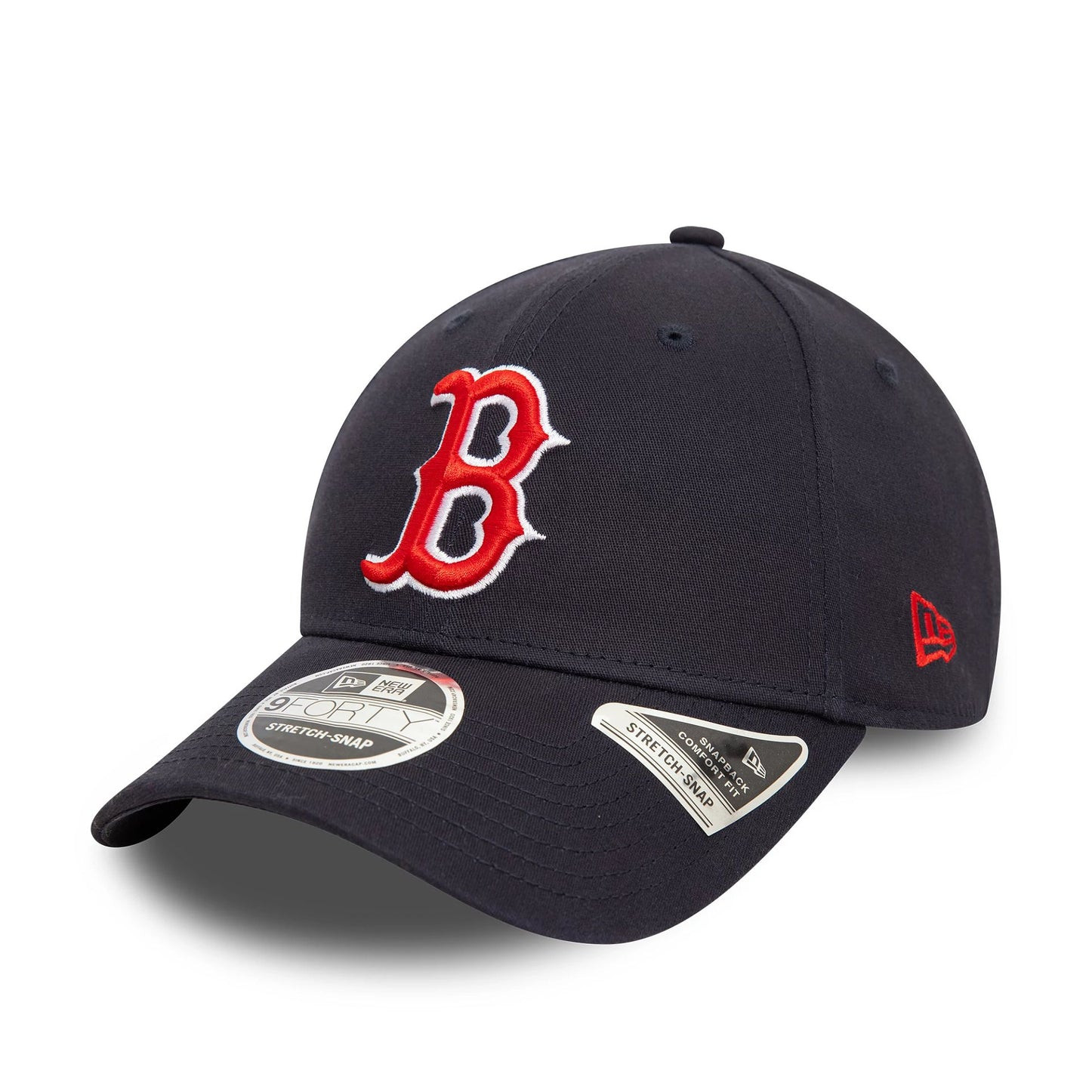 Boston Red Sox New Era 9FORTY Stretch Snap Navy