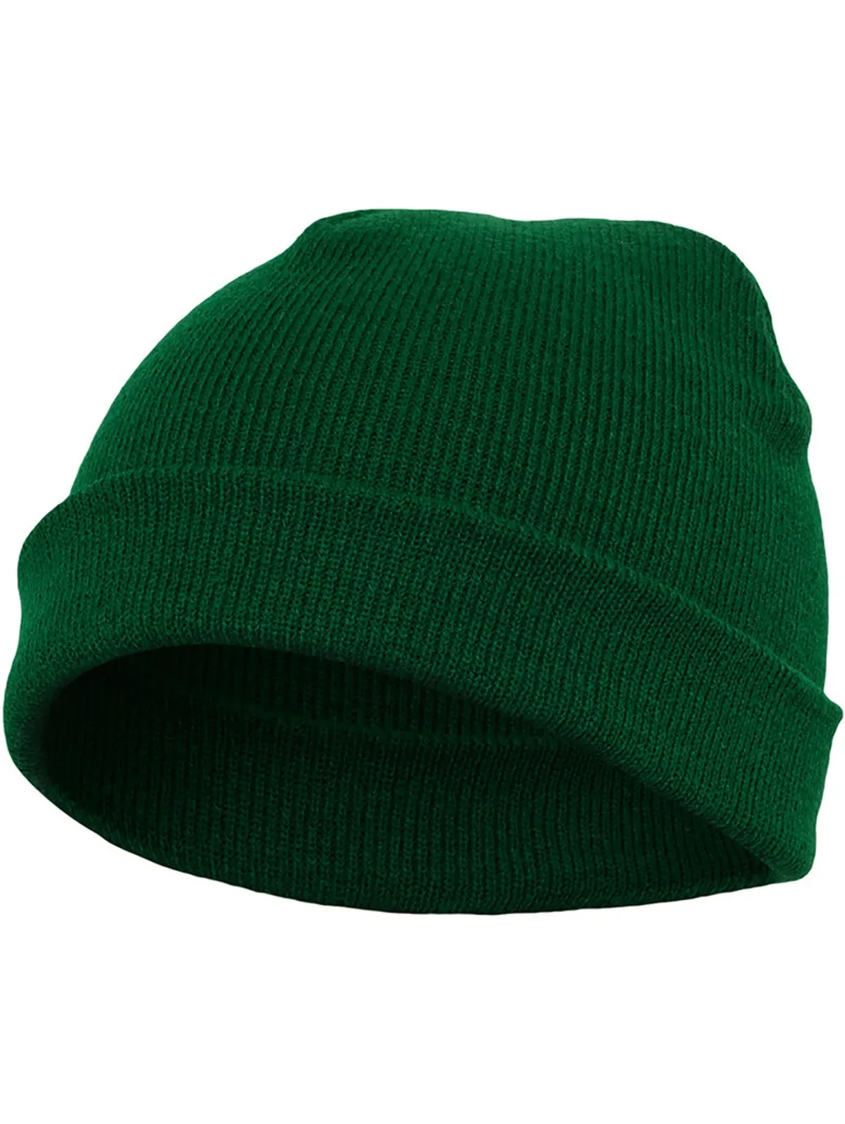 Yupoong Heavyweight Beanie Short Spruce Yupoong Heavyweight Beanie Short Spruce, kort ribbstickad sotarmössa med uppvikt kant