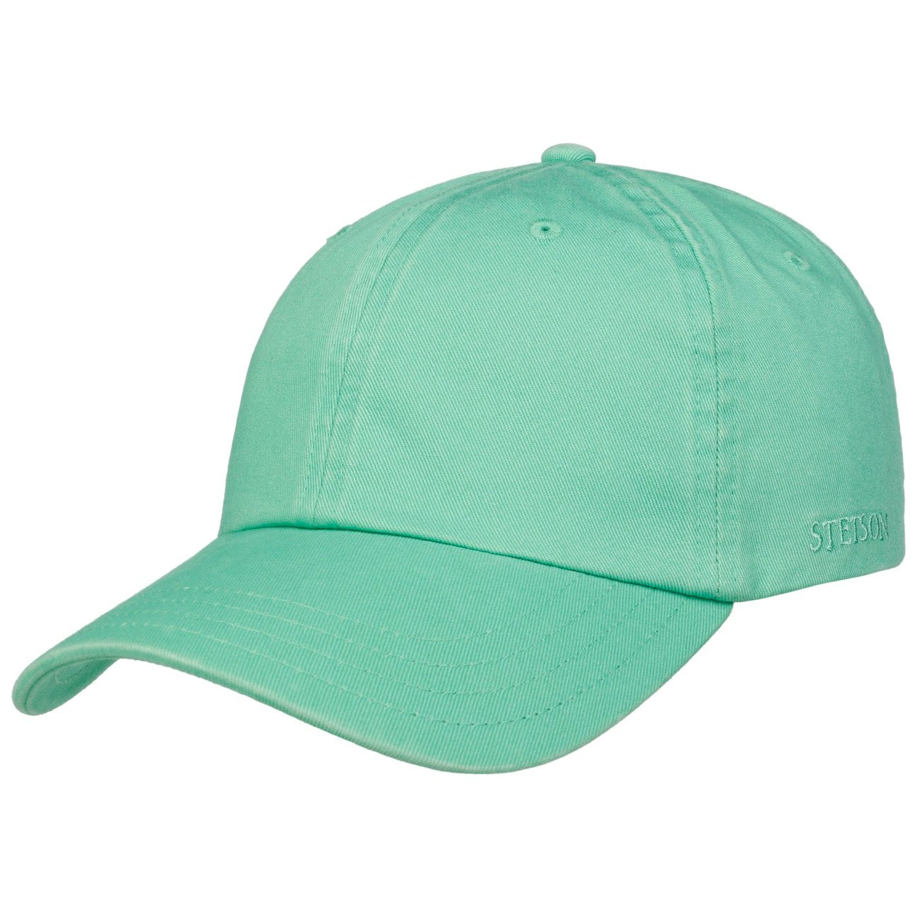 Mintgrön Rector Cap från Stetson med böjd skärm