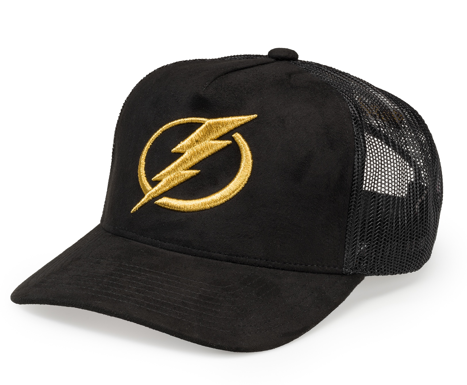 Tampa Bay Lightning Mitchell & Ness Trucker Black Gold