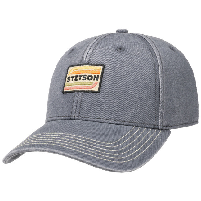 Grå Lenloy Cap från Stetson med böjd skärm