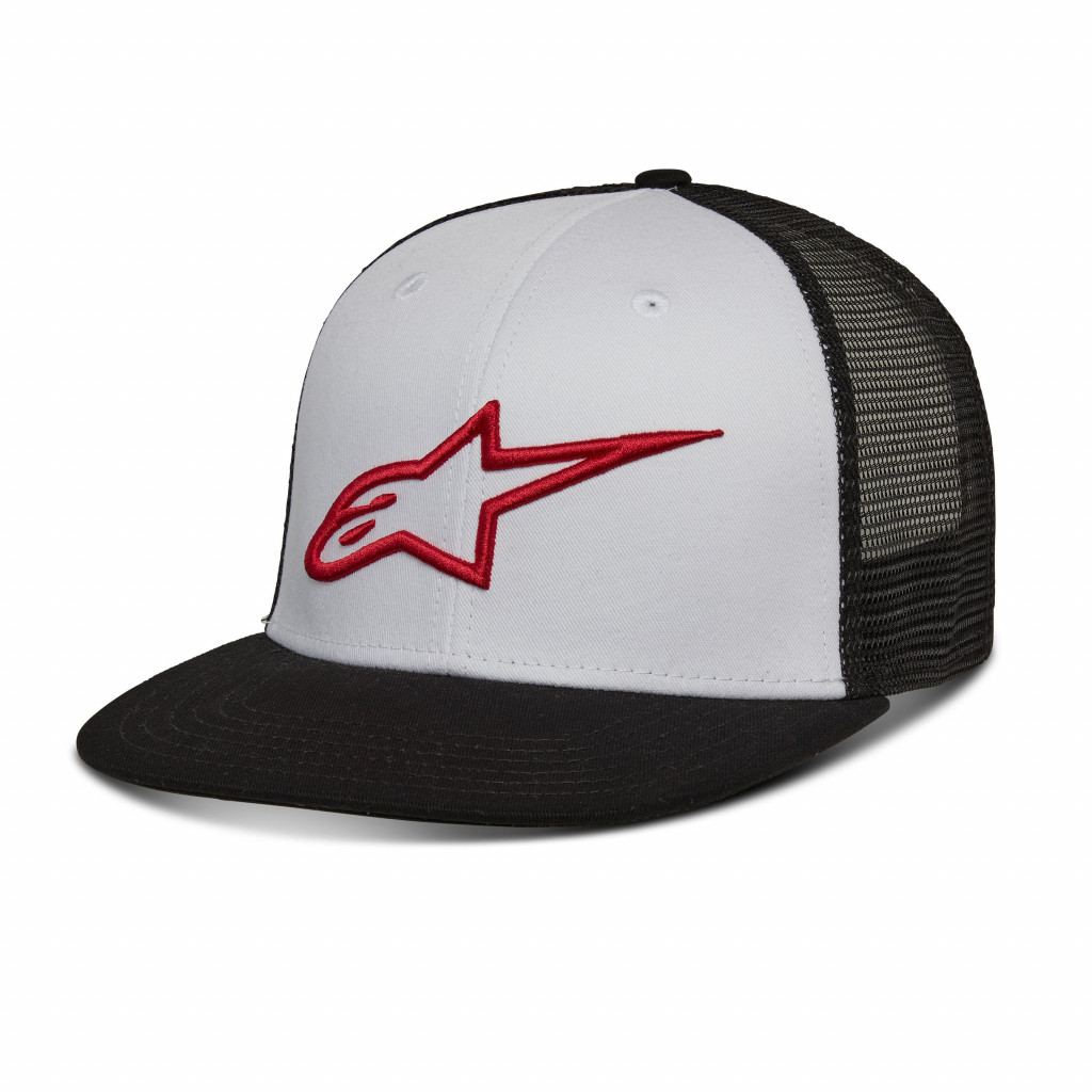 Truckerkeps Corp Trucker White Black Alpinestars