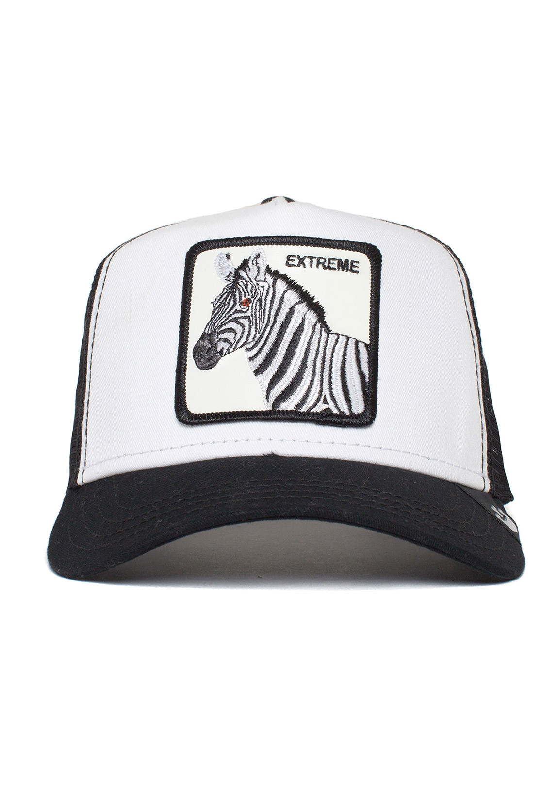 Goorin Bros Trucker Cap Exxxxtreme Black White