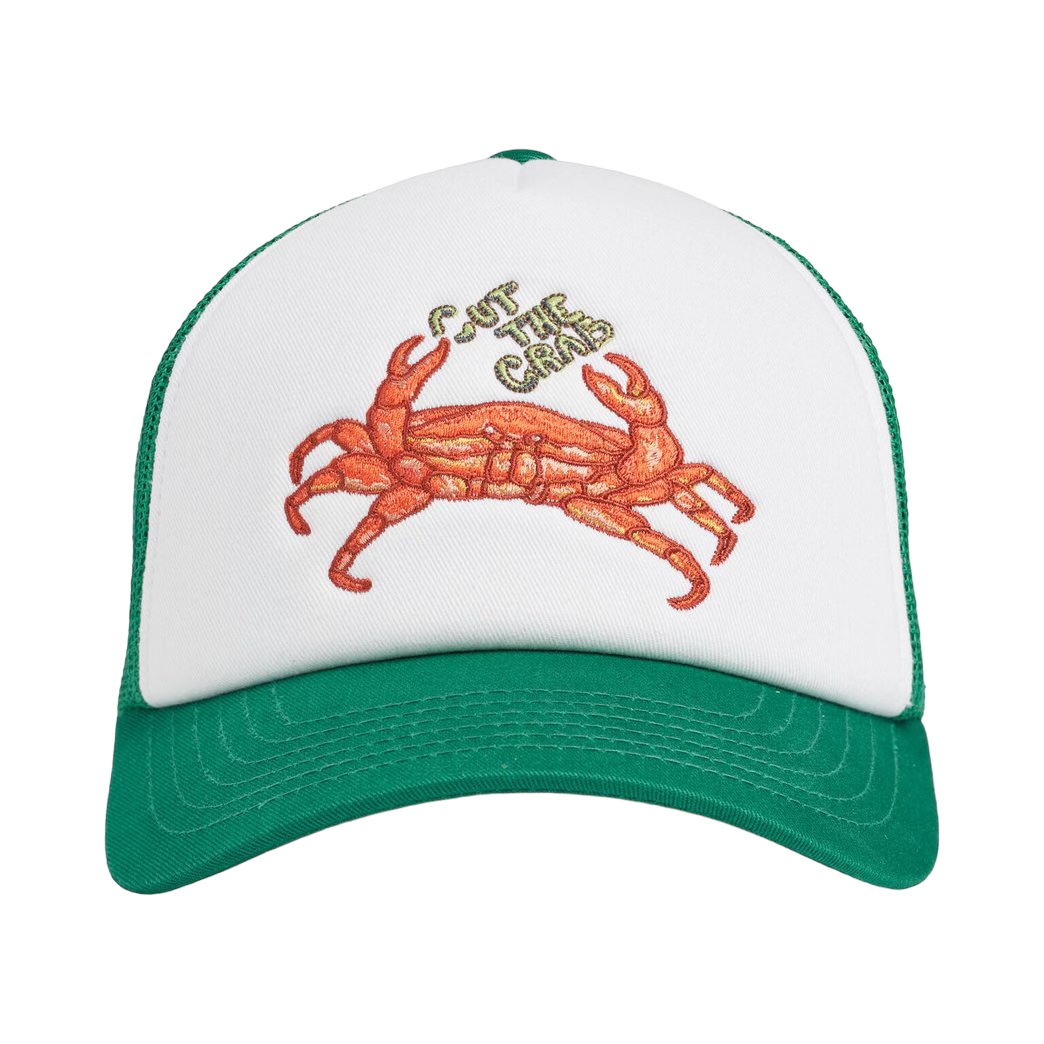 Upfront Crab A-Shape Trucker Cap Green