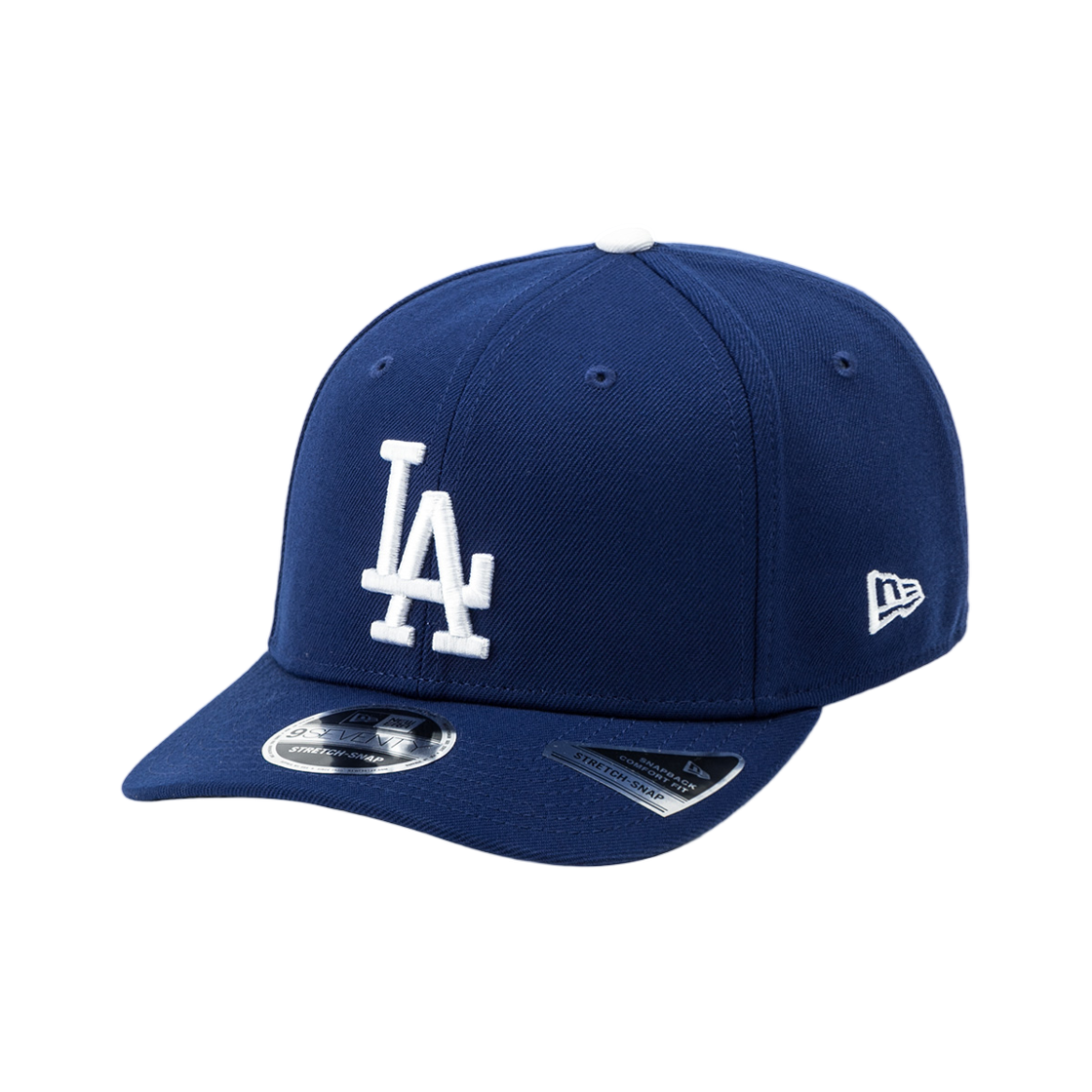 New Era 9SEVENTY Los Angeles Dodgers Player Replica Dark Royal, keps med lagbrodyr och lätt böjd skärm