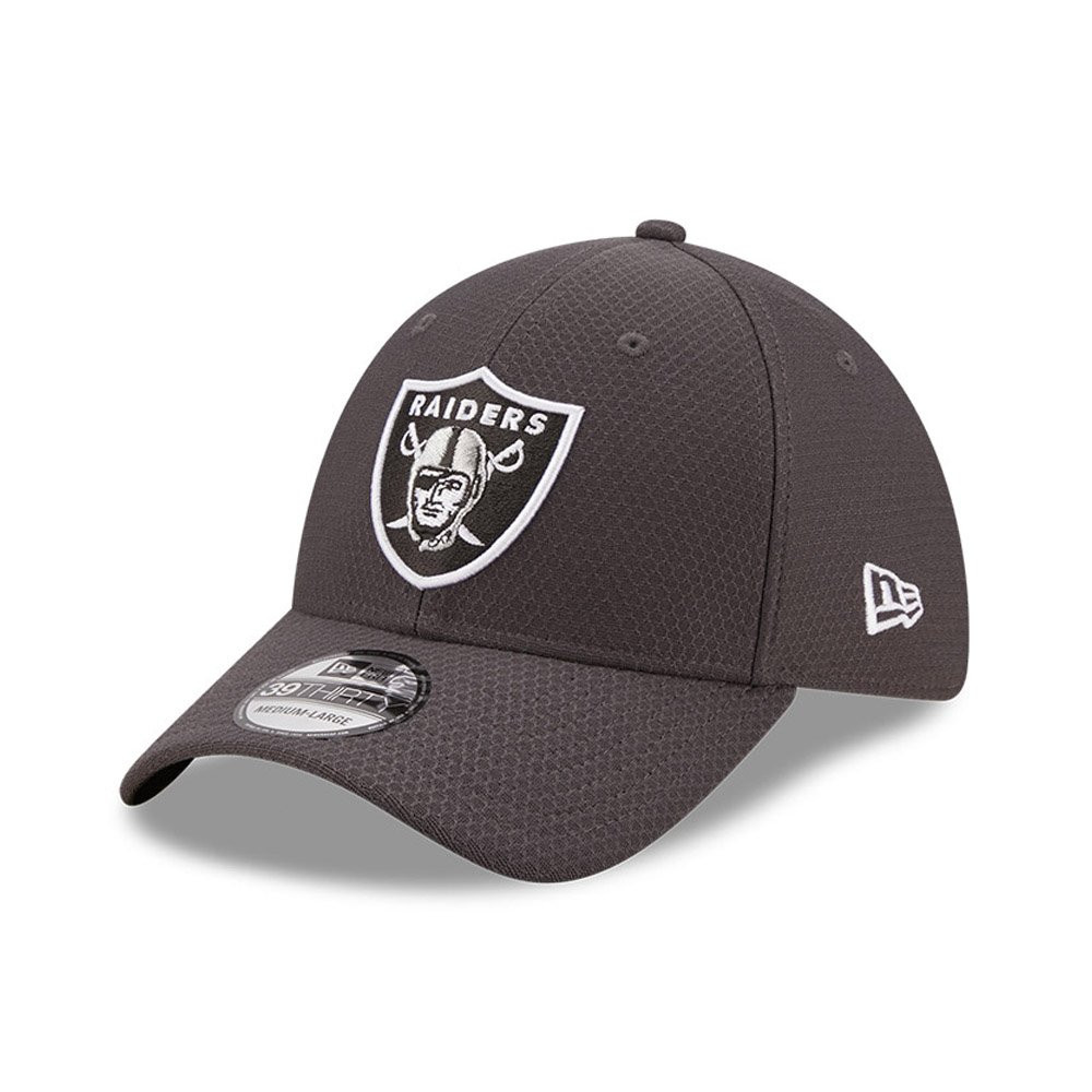 New Era 39THIRTY Las Vegas Raiders Hex Tech Grey