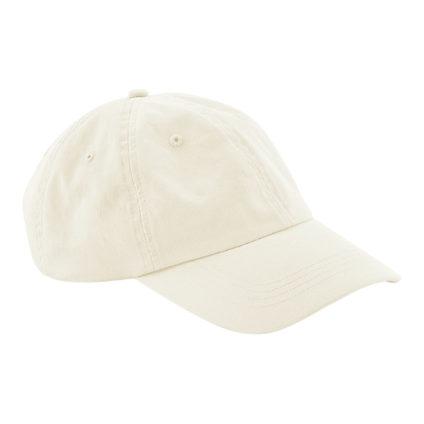 Beige dad cap från Beechfield, Low Profile