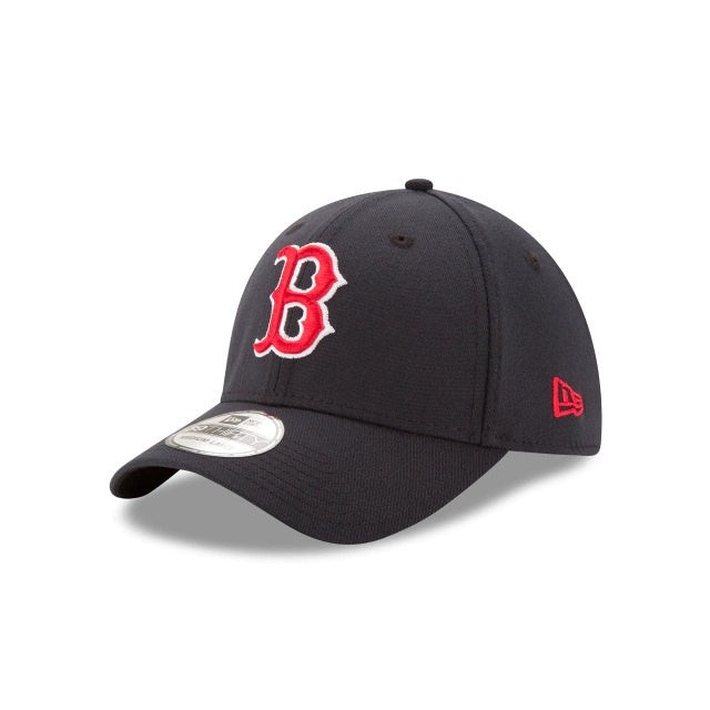 Marinblå New Era 39THIRTY Boston Red Sox Team Classic-keps med röd B-brodyr