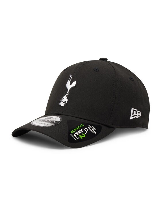 Tottenham Hotspur 9FORTY Repreve New Era Black, keps med klubbmärke och böjd skärm