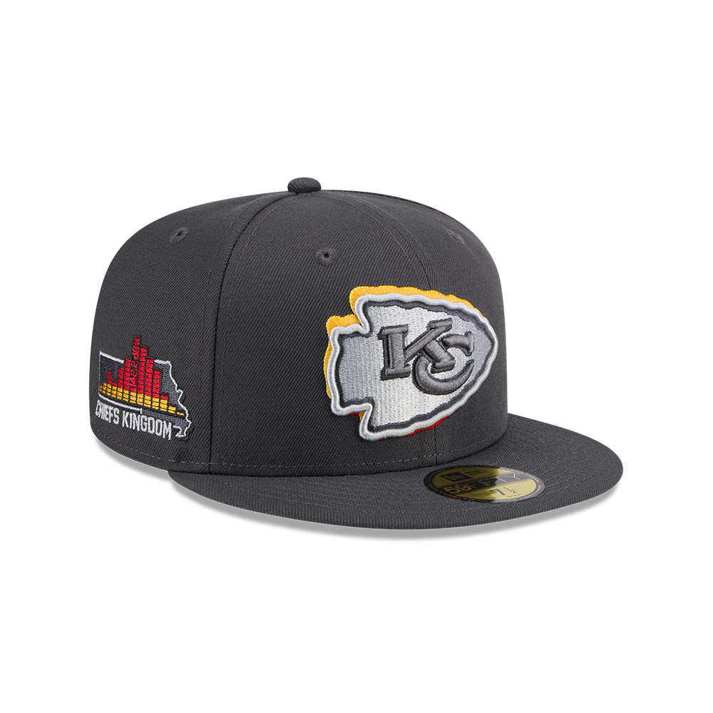 Kansas City Chiefs New Era 59FIFTY Draft 2024 Grey