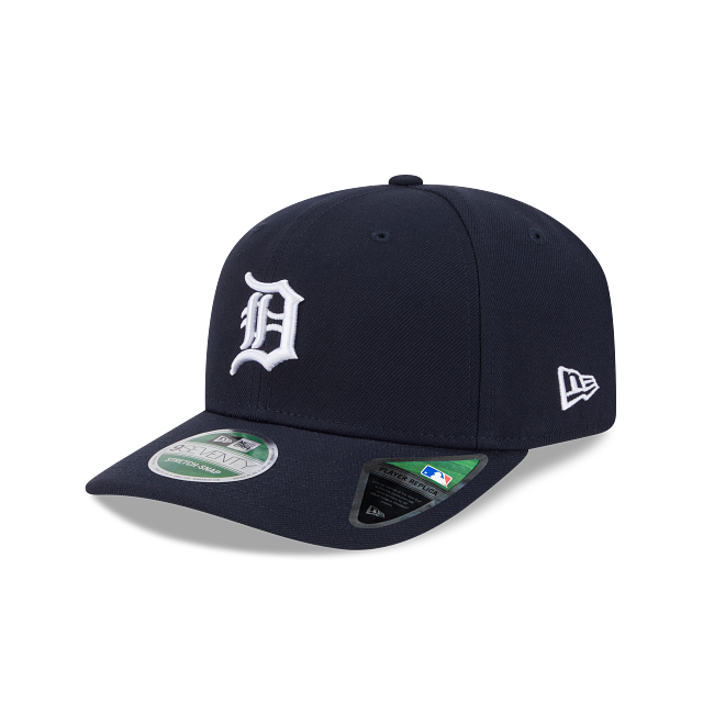 New Era 9SEVENTY Detroit Tigers Player Replica Navy, keps med lagbrodyr och lätt böjd skärm