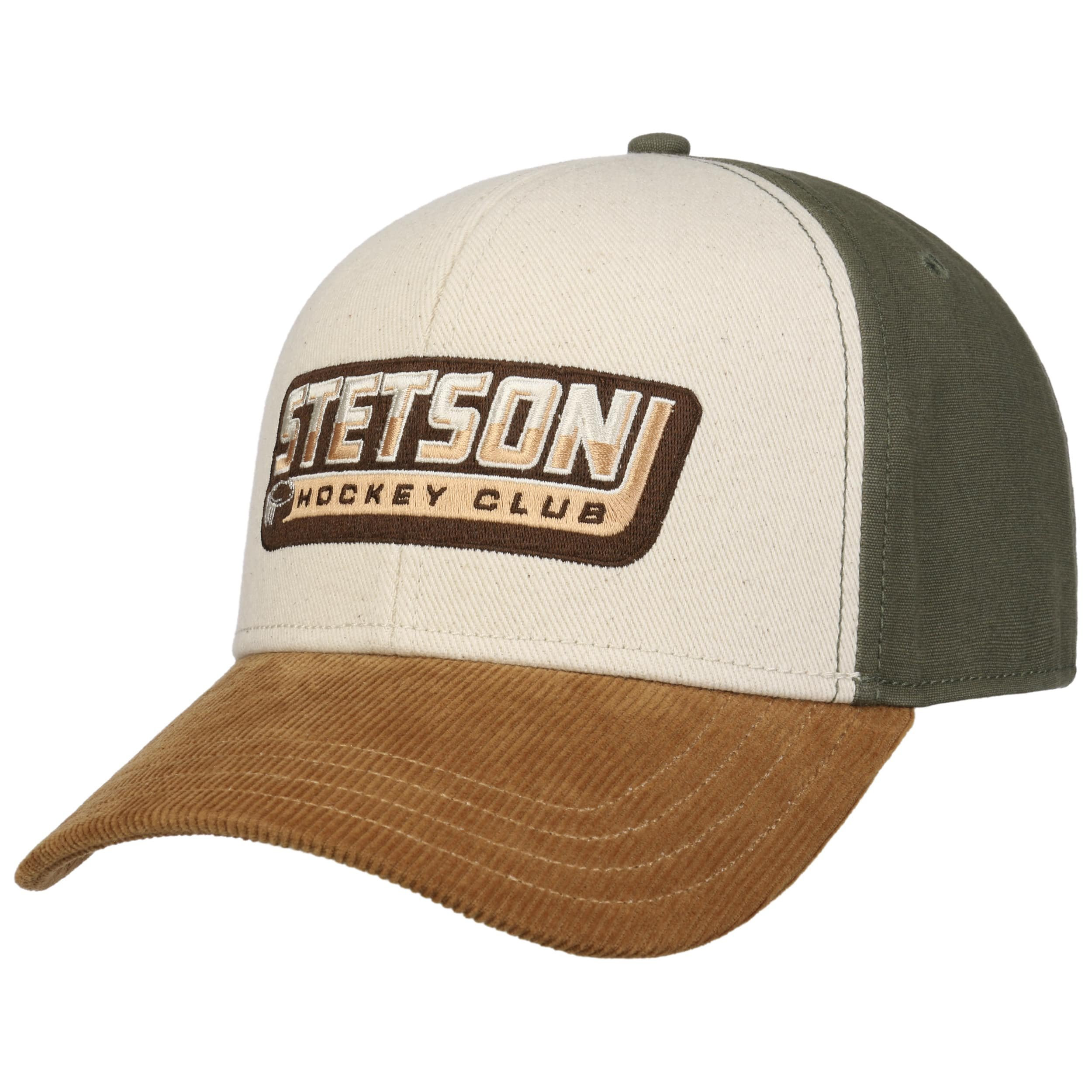Brun Hockey Club Cap från Stetson med böjd skärm