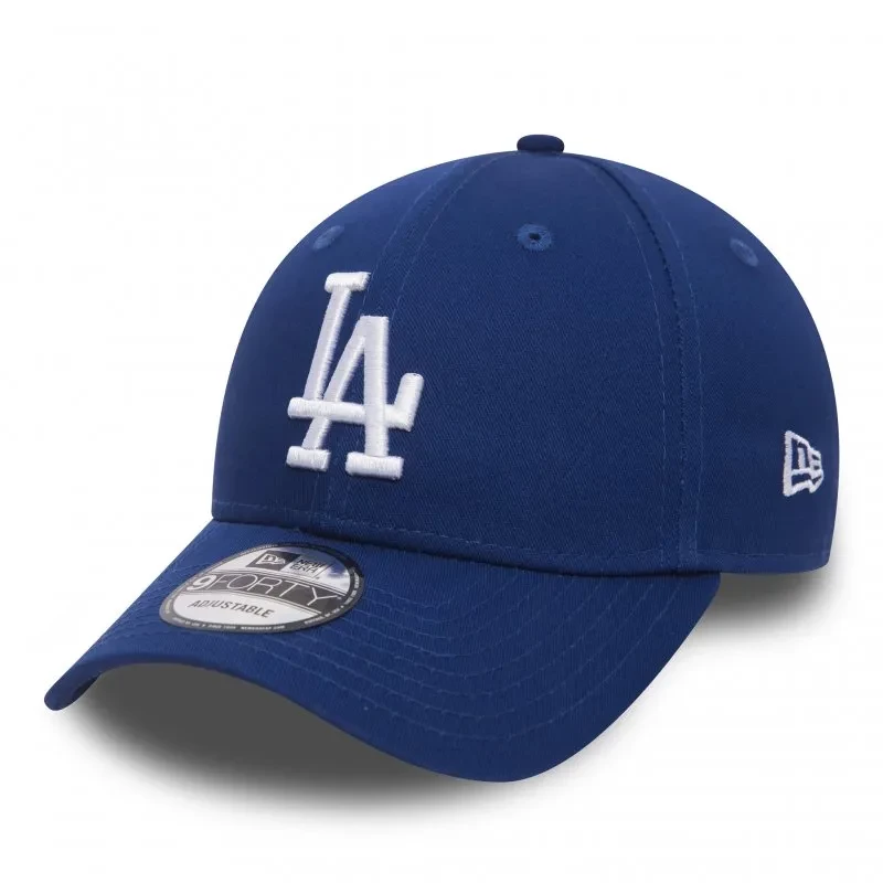 Blå Los Angeles Dodgers 9FORTY-keps med vit LA-brodyr från New Era