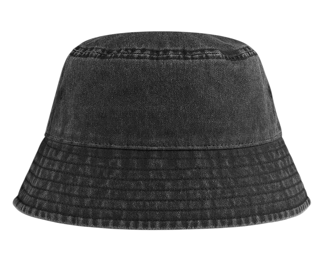 Svart bucket hat från Beechfield, Vintage Bucket Hat