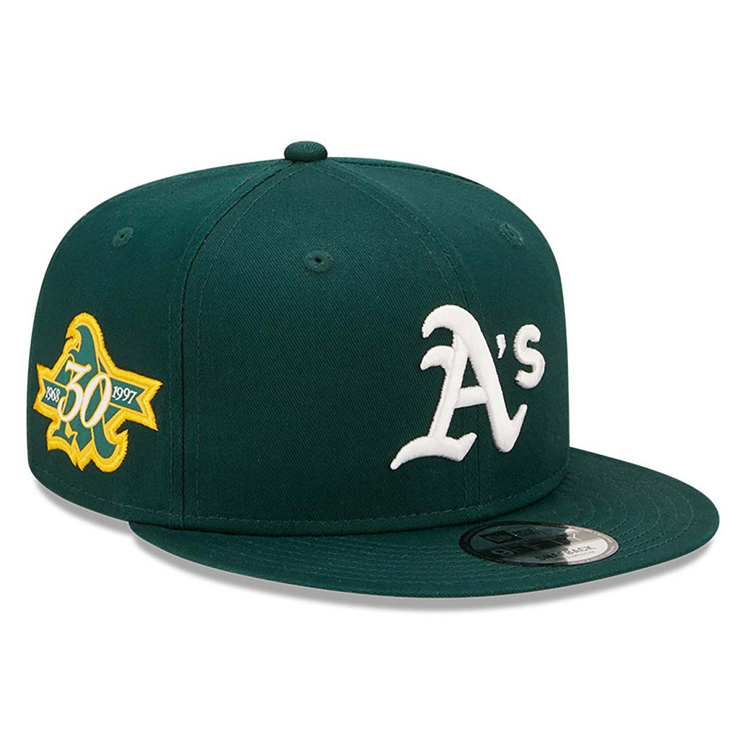 New Era 9FIFTY Oakland Athletics Team Side Patch Green