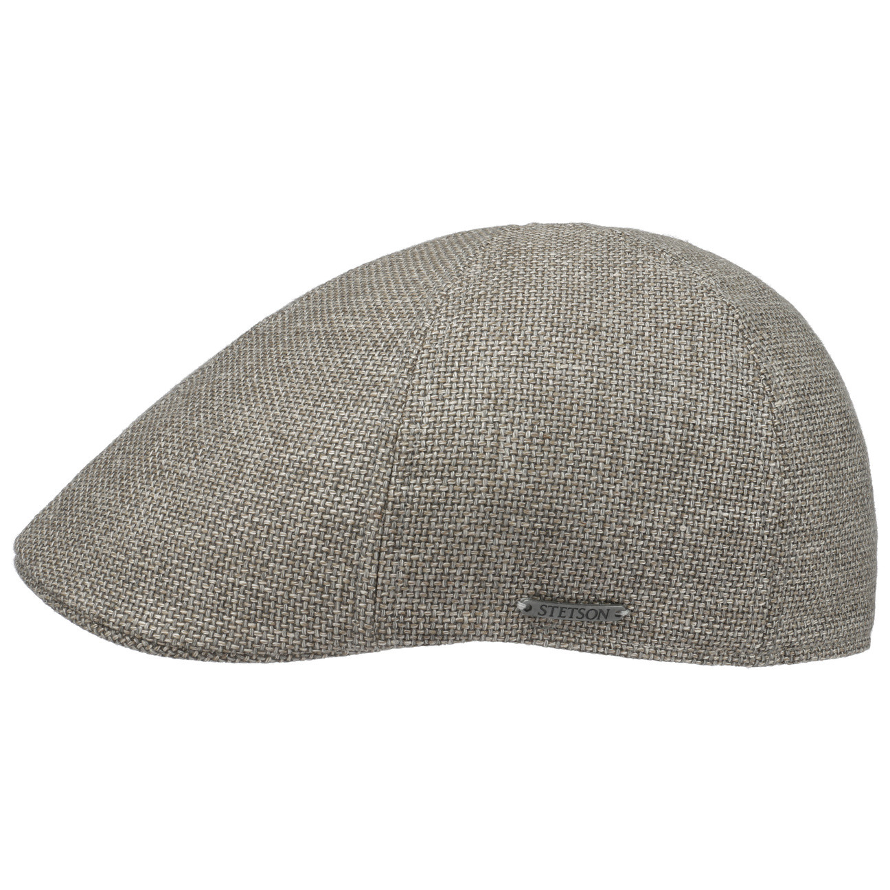 Stetson Texas Virgin Wool Linen Grey, grå flat cap med låg profil