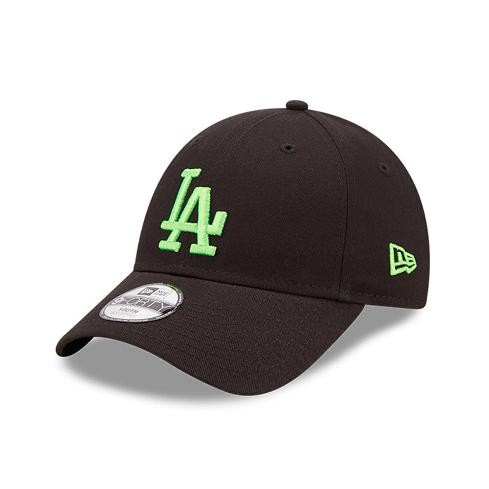 New Era 9FORTY Los Angeles Dodgers Neon Logo Child Black