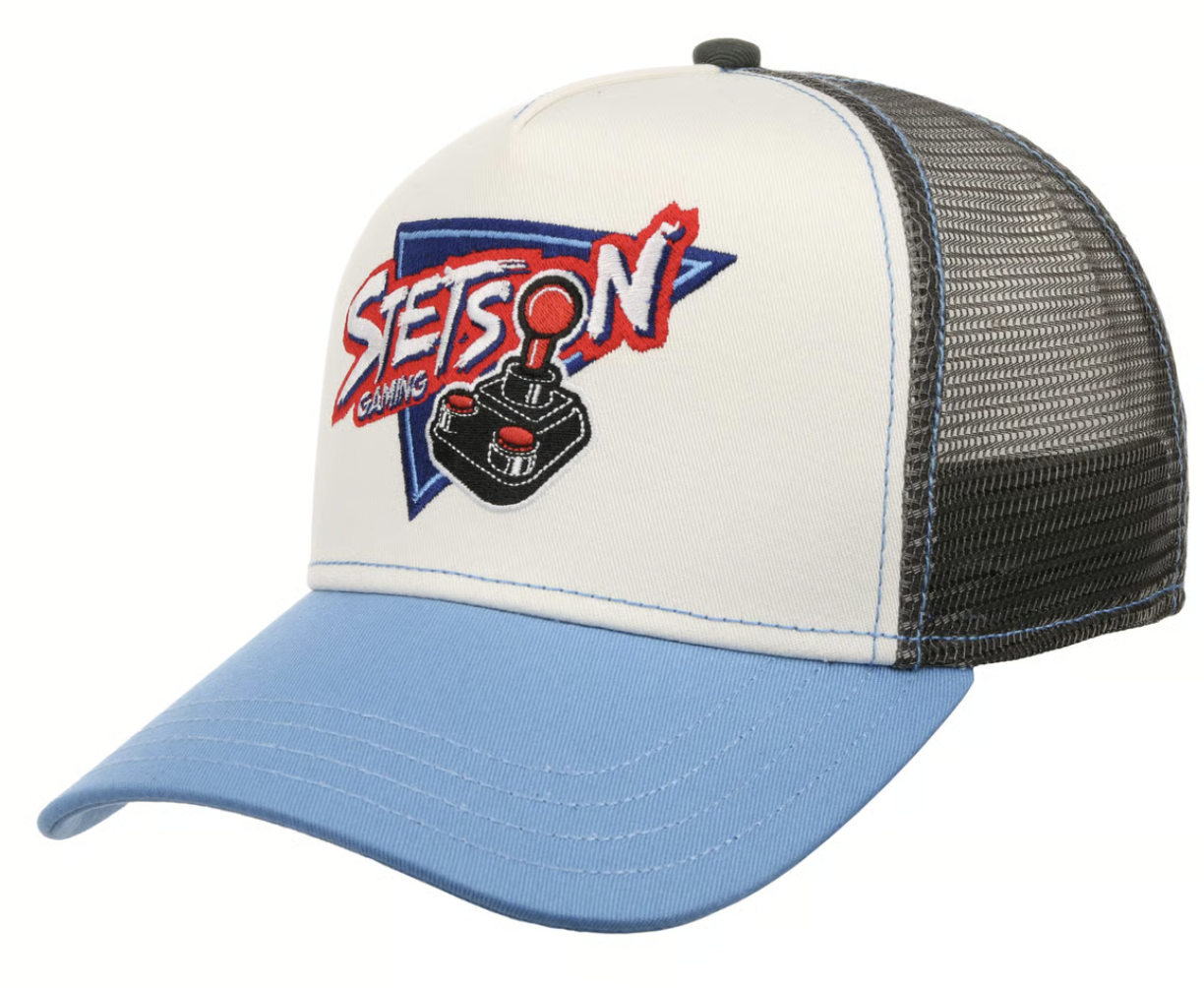 Stetson Trucker Cap Gaming Joystick Blue
