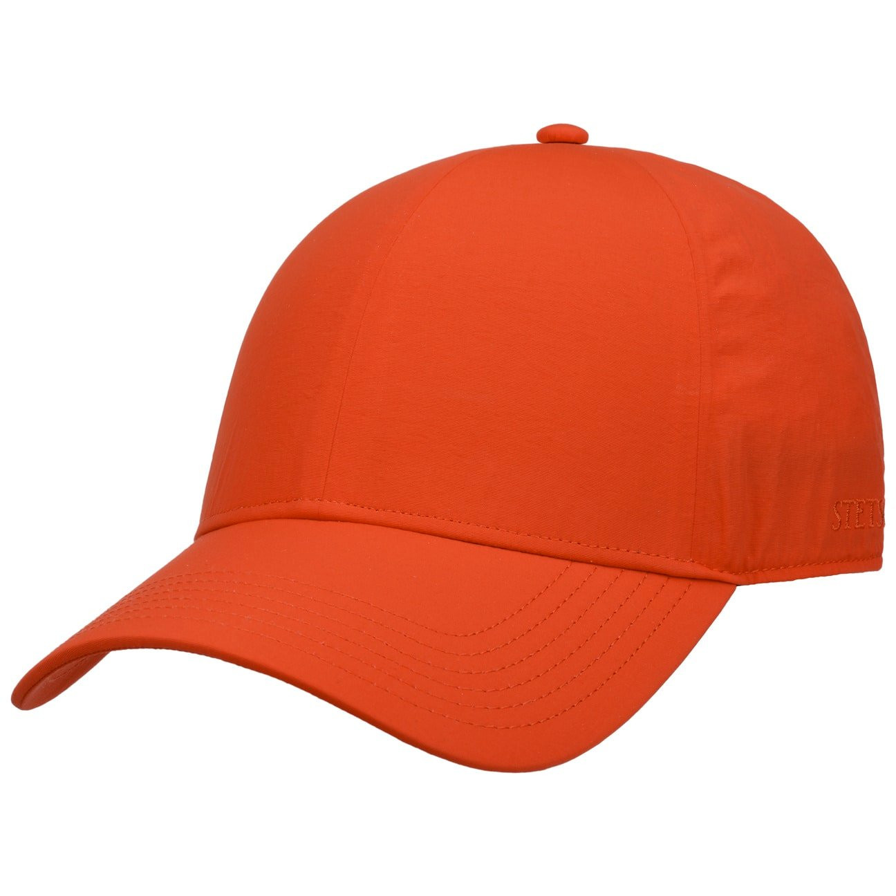 Orange Uni UV Protection Cap från Stetson med böjd skärm