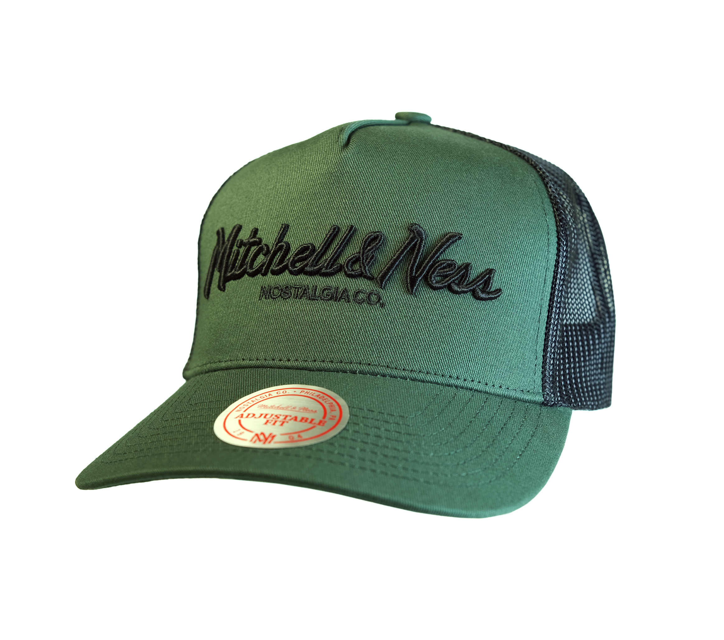 Mitchell and Ness trucker pinscript