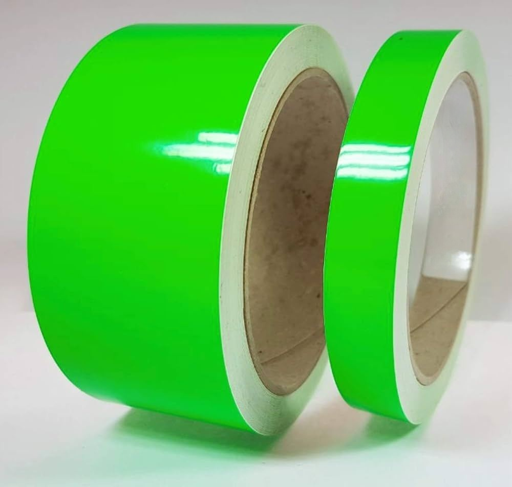 Neon Grön Stripes - Premium (50mm)