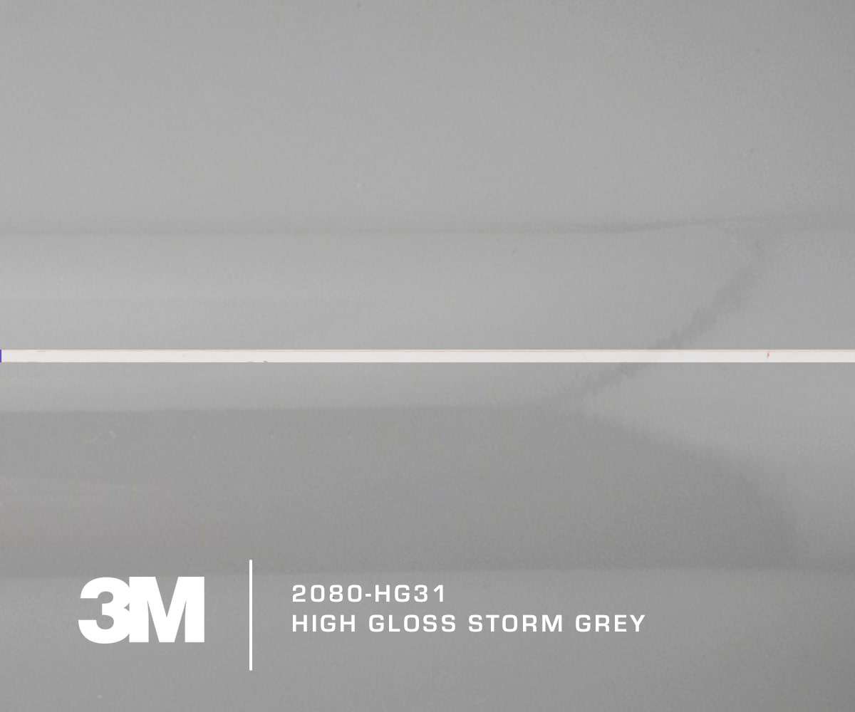 3M 2080-HG31 High Gloss Storm Gray Vinyl (22,86 meter)