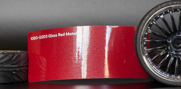 3M 2080-G203 Metallic Gloss Red Vinyl