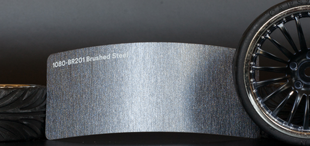 3M 2080-BR201 Brushed Steel Vinyl