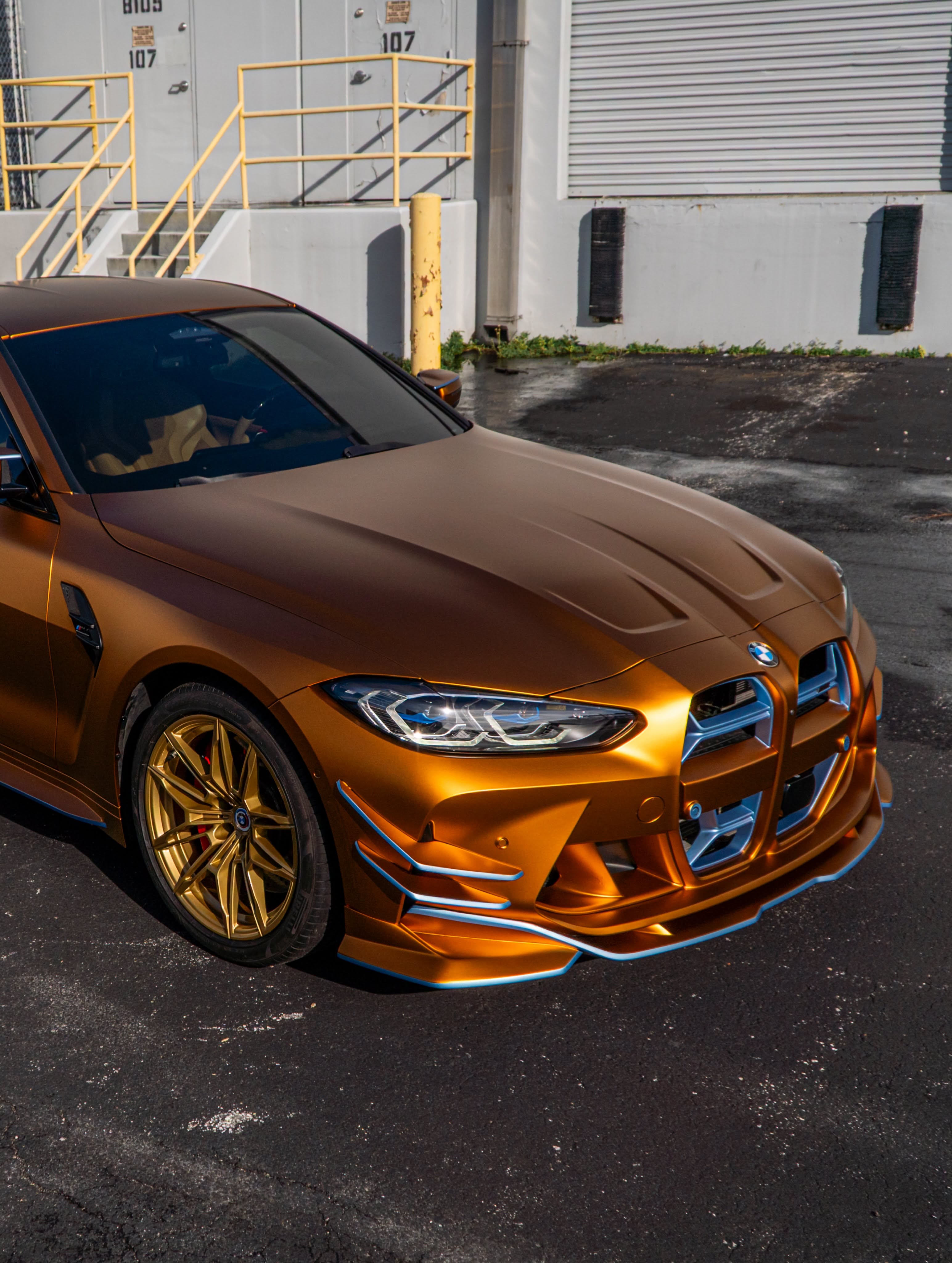 KPMF Matt Iced Amber Titanium K75591 vinyl