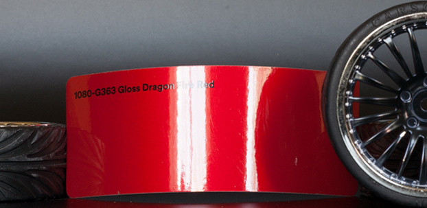 3M 2080-G363 Metallic Gloss Dragon Fire Red Vinyl