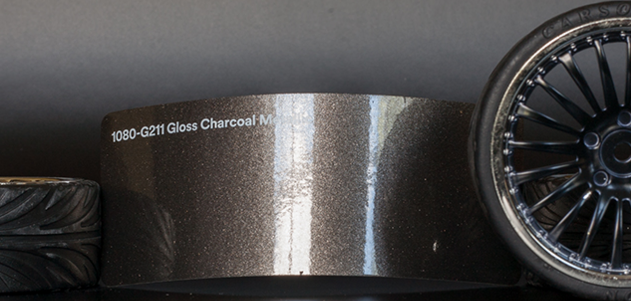 3M 2080-G211 Metallic Gloss Charcoal Vinyl