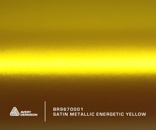 Avery Satin Energetic Yellow