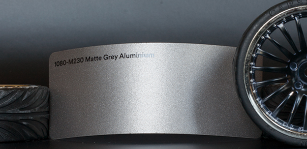 3M 2080-M230 Metallic Matte Grey Aluminium Vinyl