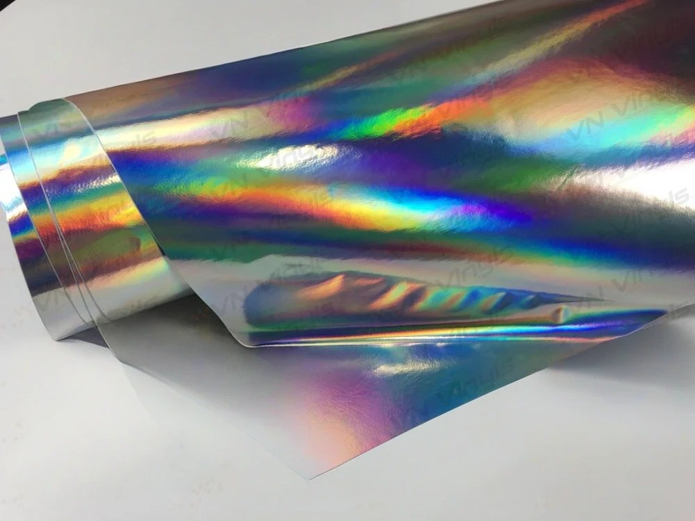 VN WRAP - SILVER HOLOGRAFISK KROM VINYL