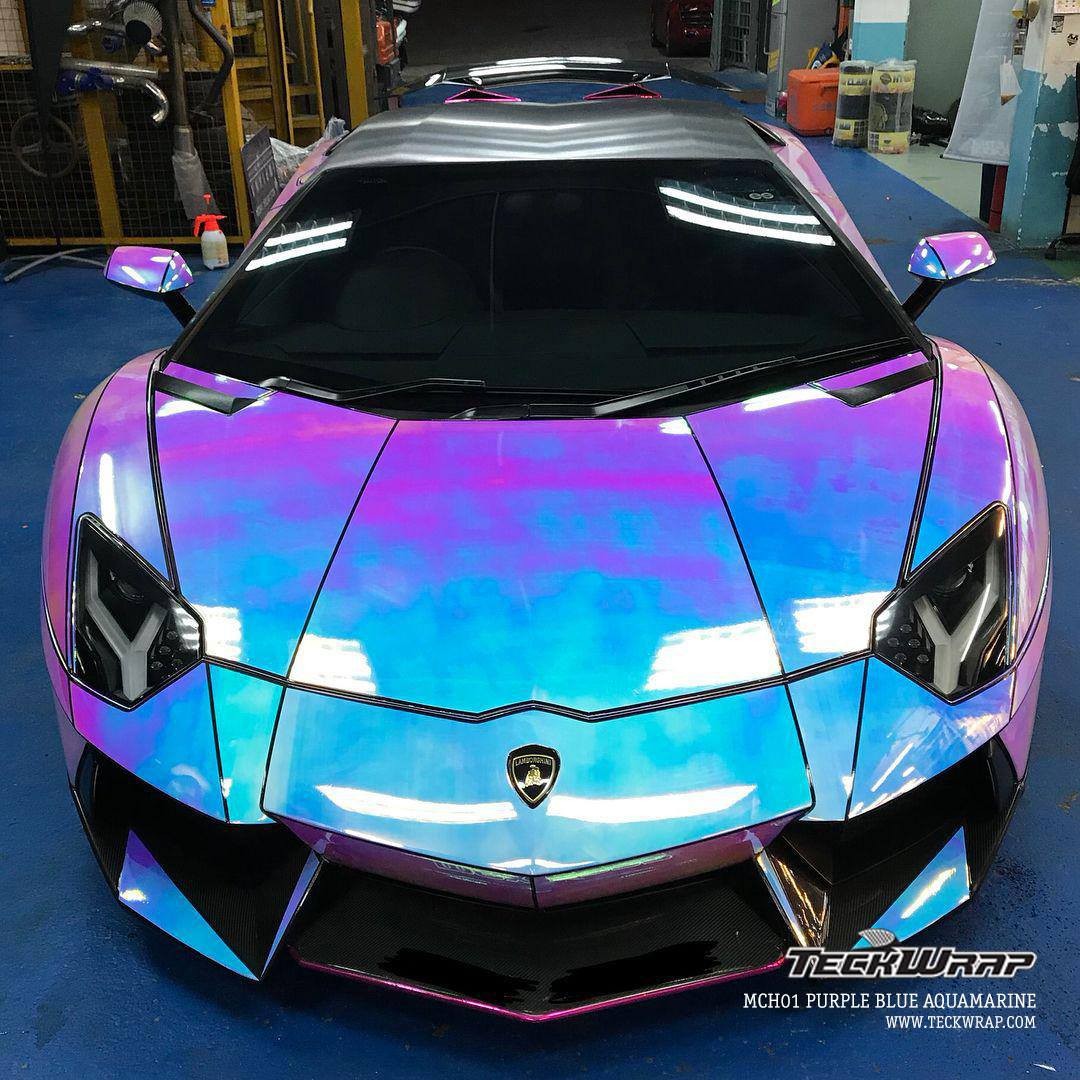 TeckWrap MCH01 Purple Blue Aquamarine (Bredd 137cm)