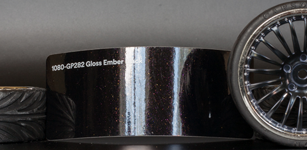 3M 2080-GP282 Gloss Ember Black Vinyl