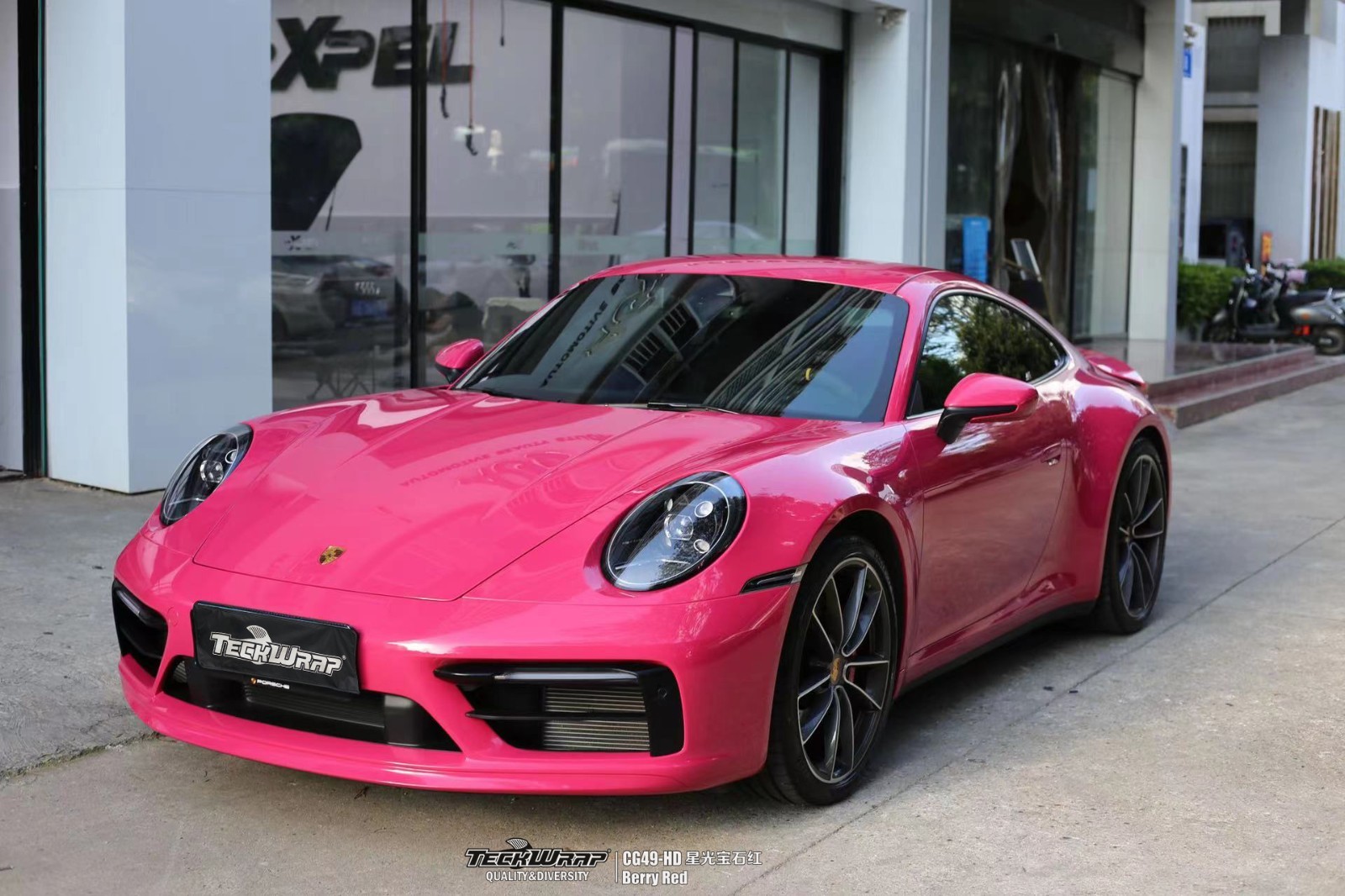 TeckWrap CG49-HD Berry Red