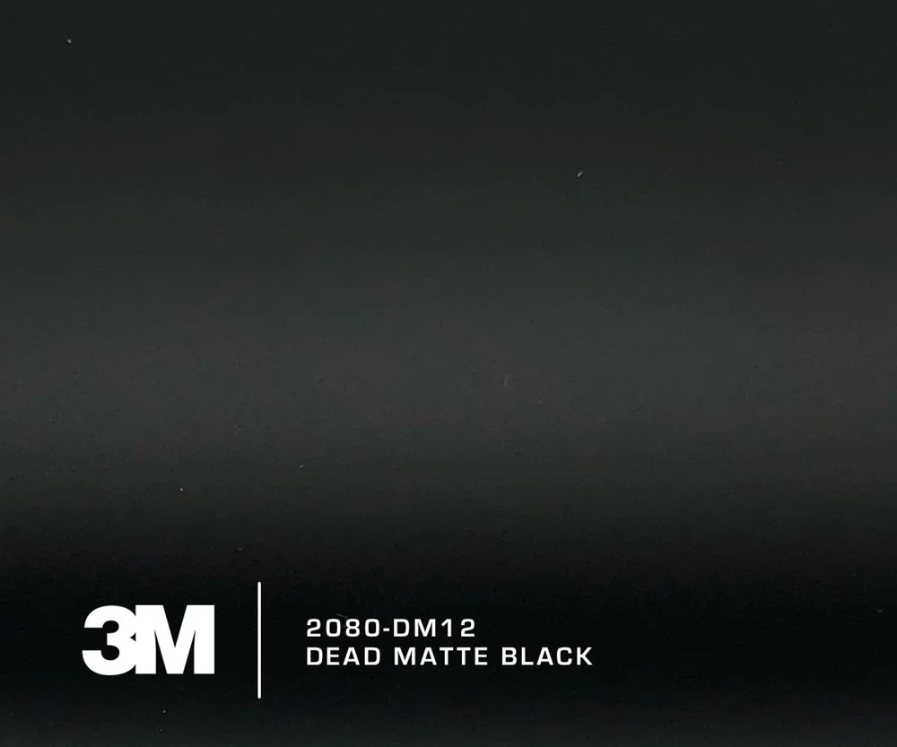 3M 2080-DM12 Dead Matte Black Vinyl